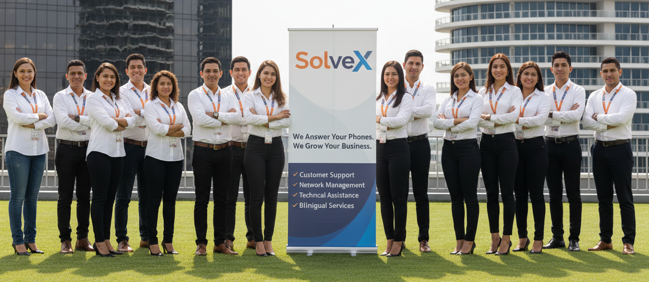 SolveX bilingual team, we answer your phones, we grow your business